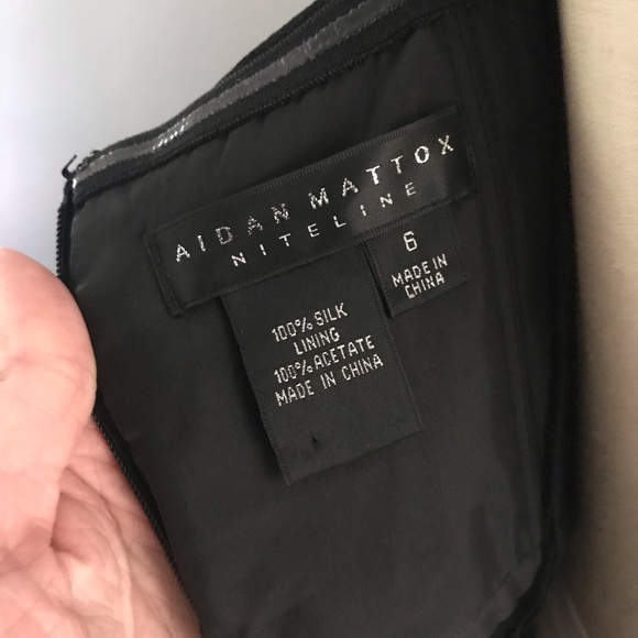 Beaded Evening Gown by Aidan Mattox Niteline - Picture 4 of 5